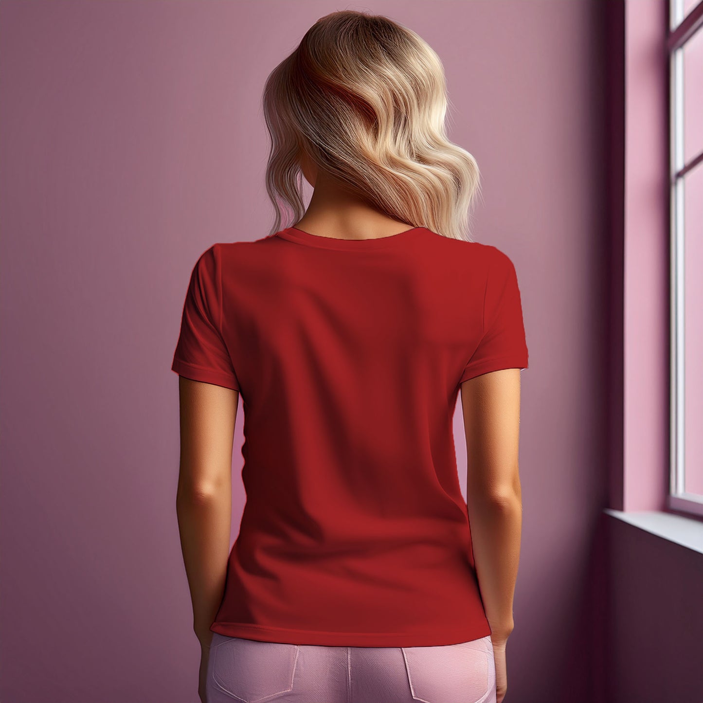 City Posters Plus 20 Number Women T-Shirt (Red) | Stylish Numeric Graphic Tee
