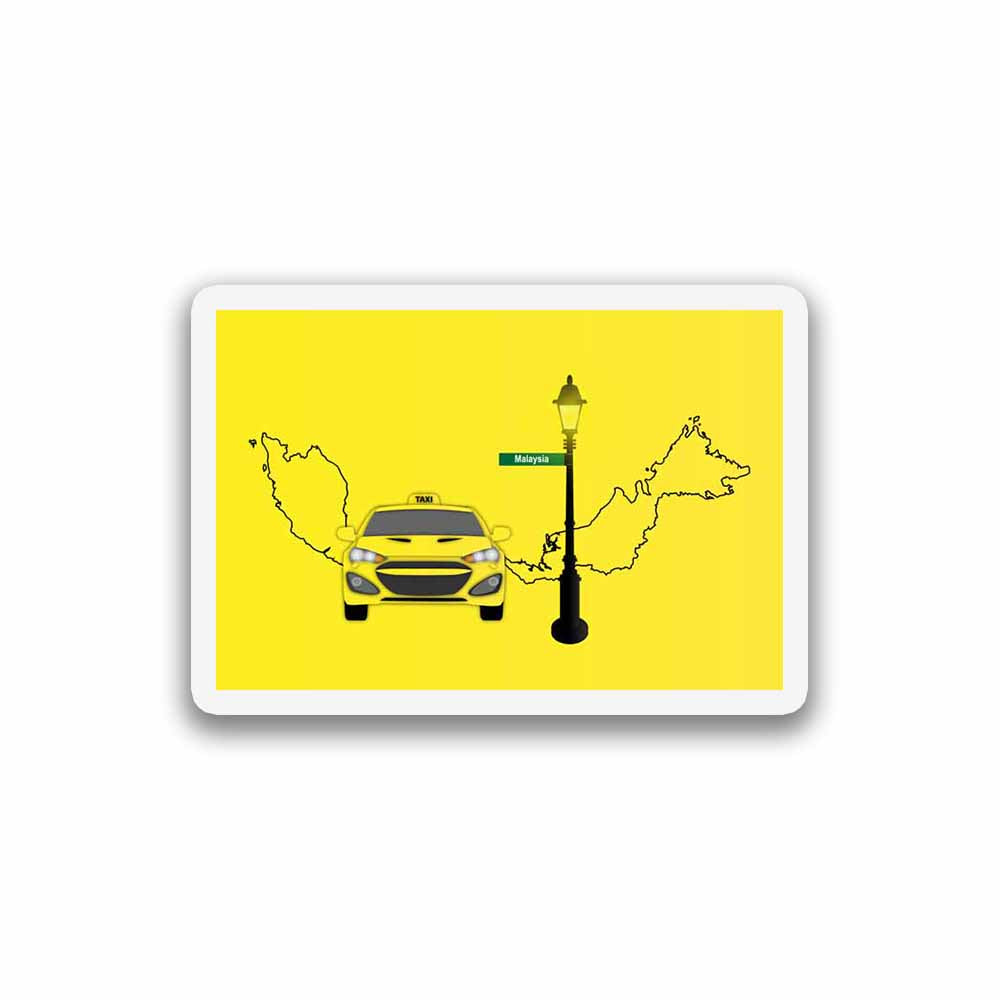 Malaysia Taxi Fridge Magnet